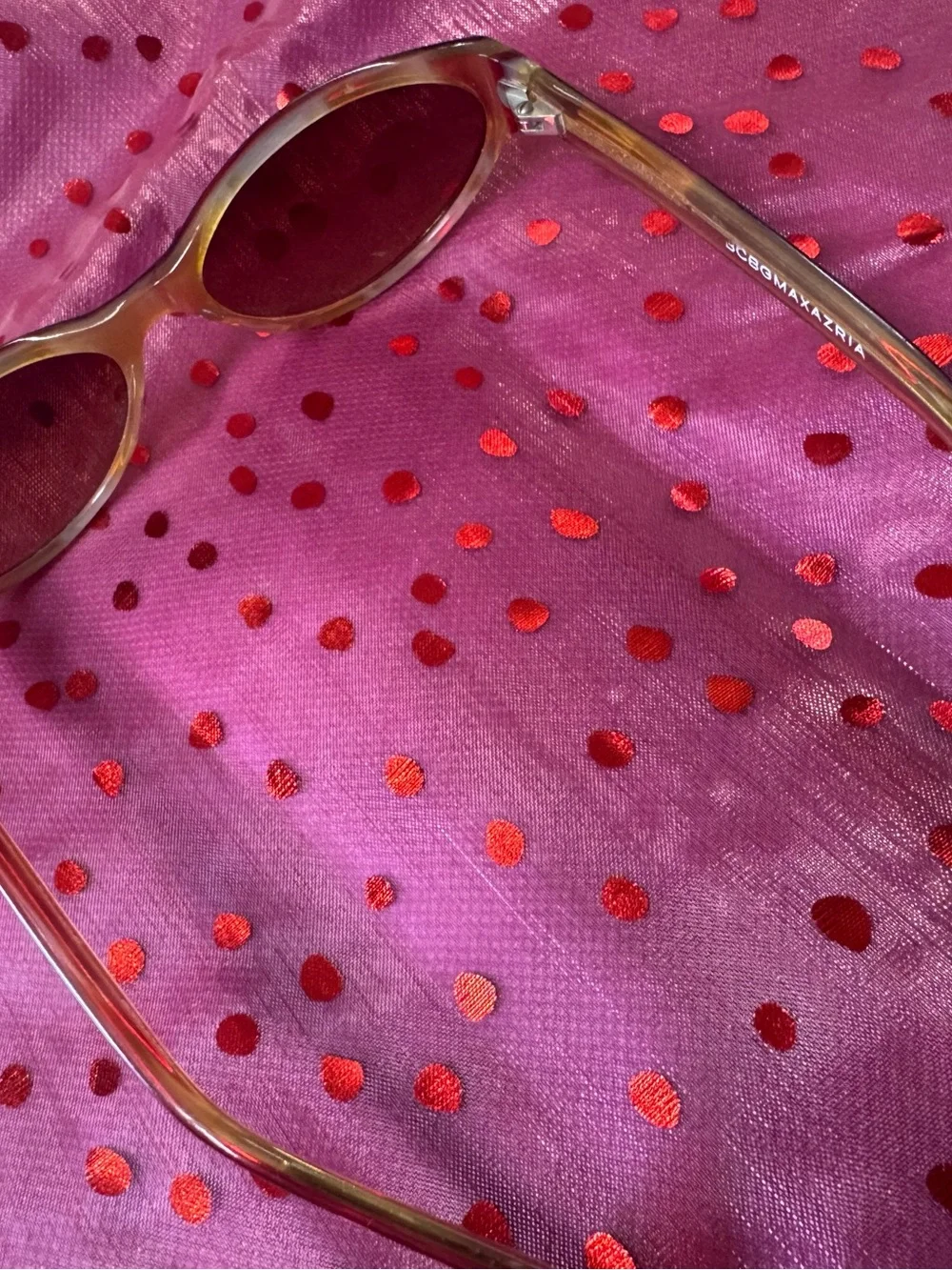 BCBGMaxAzria Red Cat-Eye Sunglasses